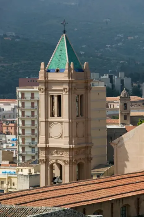 Framed Print : Italy, Sicily, Termini Imerese, Duomo and Cathedral View from the Castello Framed Print : Italy, Sicily, Termini Imerese, Duomo and Cathedral View from the Castello