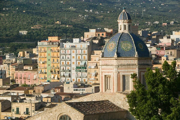 Italy, Sicily, Termini Imerese, Chiesa dell Annunziata Church & Town