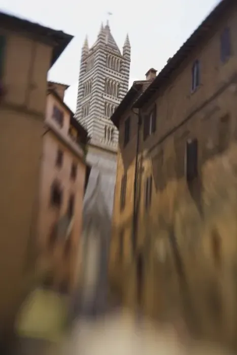 Framed Print : Italy, Siena, Selective Focus, Selective focus of the Siena Duomo