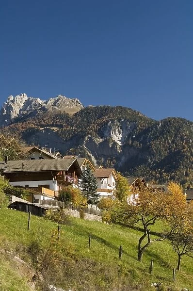 Italy, Trentino - Alto Adige, Bolzano province, Dolomites, Val di Funes, San Pietro