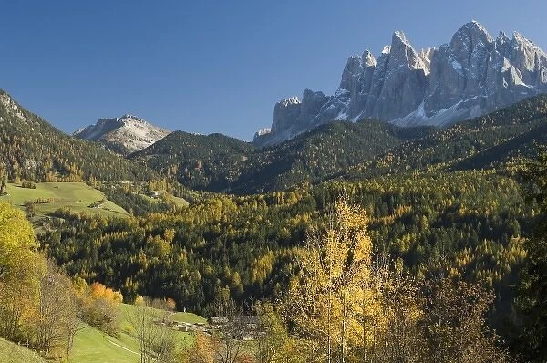 Italy, Trentino - Alto Adige, Bolzano province, Dolomites, Val di Funes, Odle group