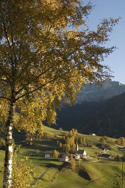 Italy, Trentino - Alto Adige, Bolzano province, Dolomites, Val di Funes, Santa Maddalena