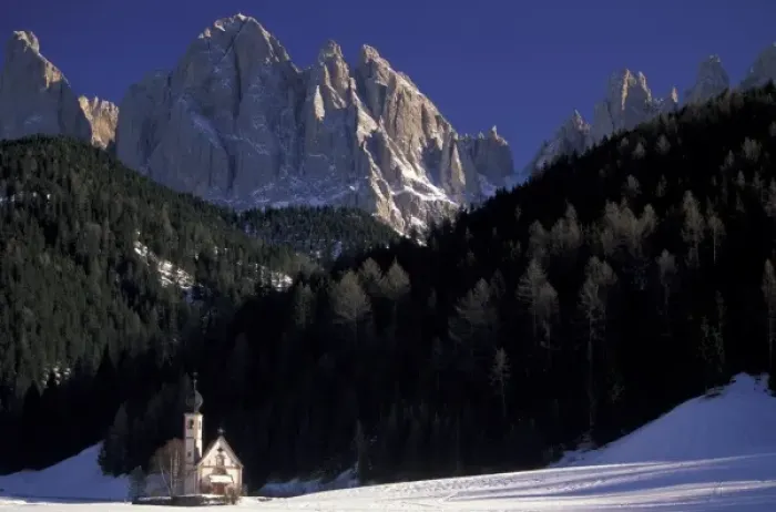 Framed Print : Italy, Trentino, Alto Adige, Dolomites. Town of Santa Magdalena, church of St. Johan Framed Print : Italy, Trentino, Alto Adige, Dolomites. Town of Santa Magdalena, church of St. Johan
