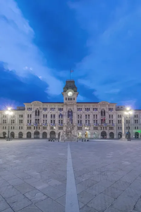 Framed Print : Italy, Trieste, Piazza Unita d Italia at dawn Framed Print : Italy, Trieste, Piazza Unita d Italia at dawn