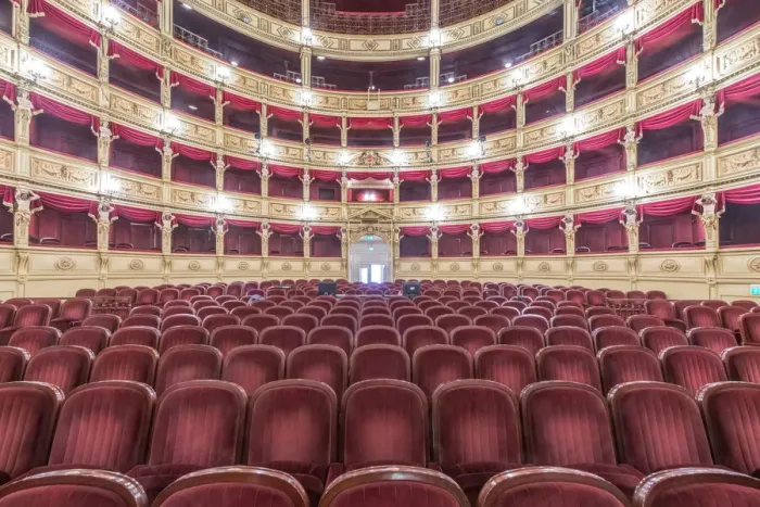 Framed Print : Italy, Trieste, Teatro Verdi Interior Framed Print : Italy, Trieste, Teatro Verdi Interior