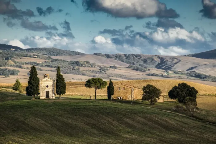 Framed Print : Italy, Tuscany. Chapel