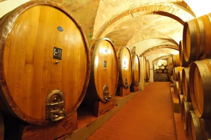 Framed Print : Italy, Tuscany, Greve. The wine cellar in at Castello di Gabbiano Framed Print : Italy, Tuscany, Greve. The wine cellar in at Castello di Gabbiano