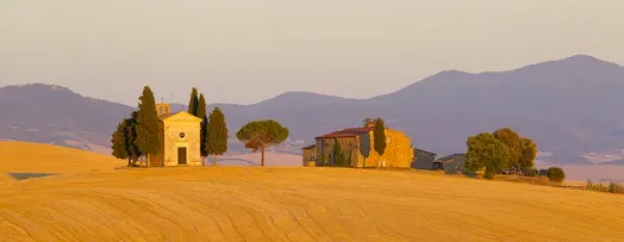 Framed Print : Italy, Tuscany. Little chapel at sunset. Credit as: Gilles Delisle / Jaynes Gallery Framed Print : Italy, Tuscany. Little chapel at sunset. Credit as: Gilles Delisle / Jaynes Gallery