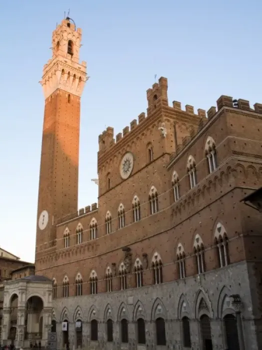 Framed Print : Italy, Tuscany, Sienna. Torre del Mangia at sunset Framed Print : Italy, Tuscany, Sienna. Torre del Mangia at sunset