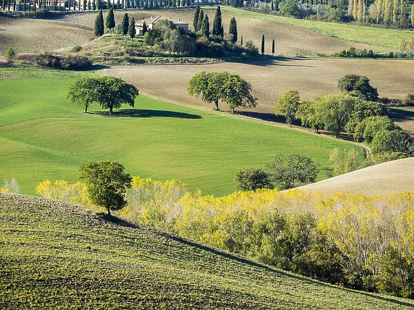 Italy, Tuscany. Tuscan landscape