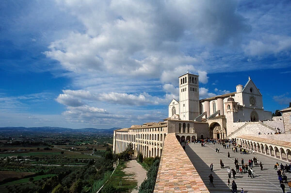 Italy, Umbria, Assisi. Basilica di San Francesco