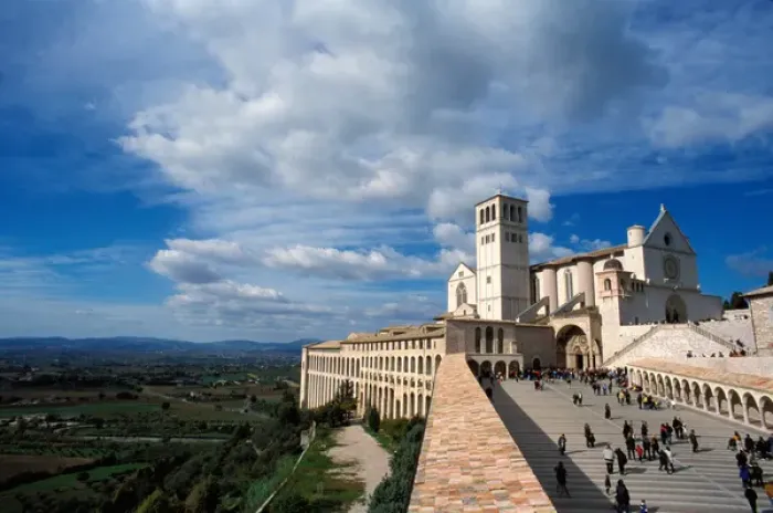 Framed Print : Italy, Umbria, Assisi. Basilica di San Francesco Framed Print : Italy, Umbria, Assisi. Basilica di San Francesco
