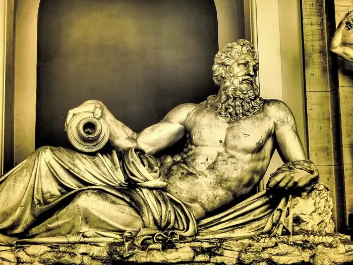 Framed Print : Italy, Vatican. Infrared of the River God (Arno). On display in the Octagonal Court of the Pio Clementino Museum in Vatican city Framed Print : Italy, Vatican. Infrared of the River God (Arno). On display in the Octagonal Court of the Pio Clementino Museum in Vatican city