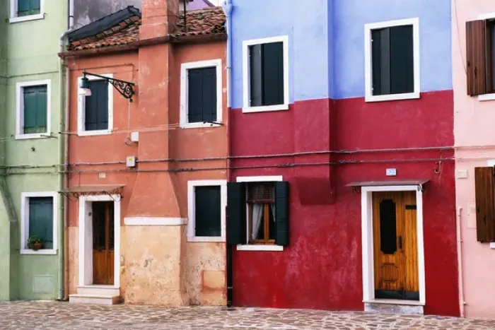 Framed Print : Italy, Veneto, Venice, Burano Framed Print : Italy, Veneto, Venice, Burano