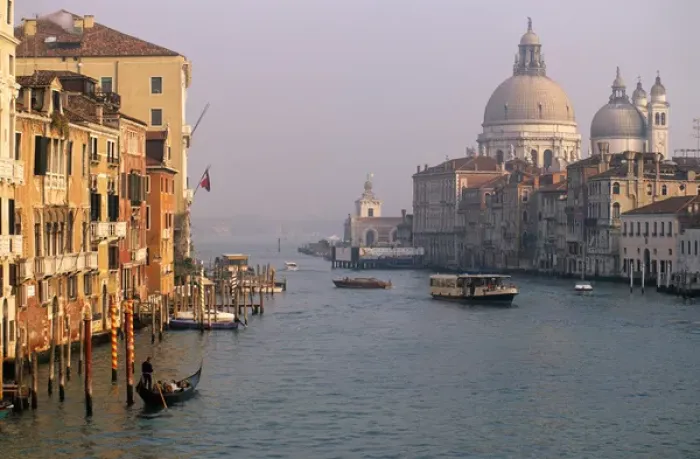 Framed Print : Italy, Veneto, Venice, Canal Grande and Santa Maria della Salute