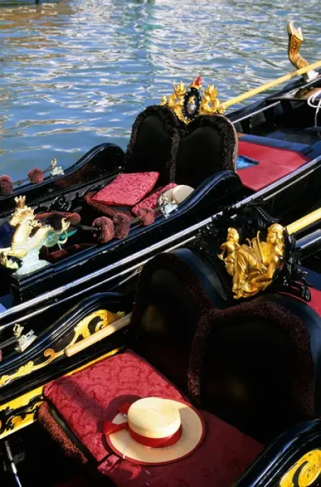 Framed Print : Italy, Veneto, Venice, Detail of Venetian Gondola Framed Print : Italy, Veneto, Venice, Detail of Venetian Gondola