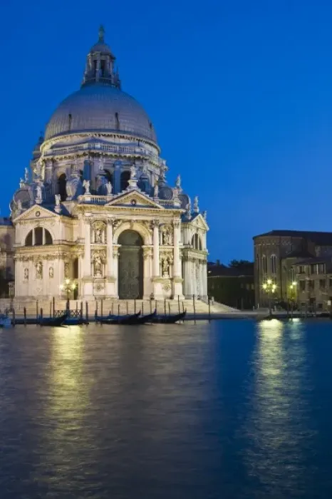 Framed Print : Italy, Venice. Chuch of Santa Maria della Salute