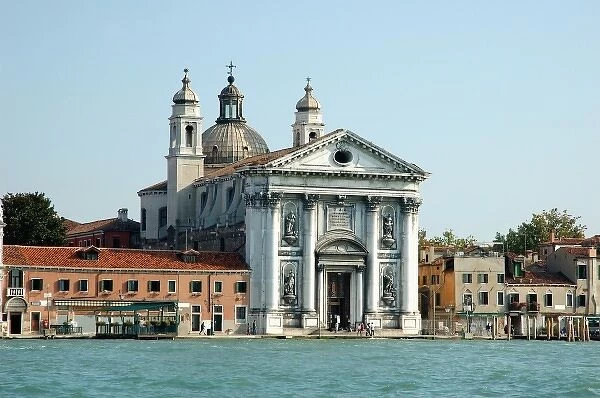 Italy, Venice, Church of Santa Maria Del Rosario along Guidecca Canal