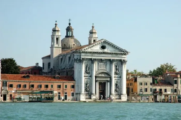 Framed Print : Italy, Venice, Church of Santa Maria Del Rosario along Guidecca Canal Framed Print : Italy, Venice, Church of Santa Maria Del Rosario along Guidecca Canal