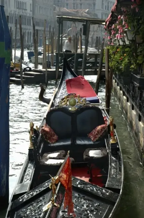 Framed Print : Italy, Venice, gondola on Grand Canal