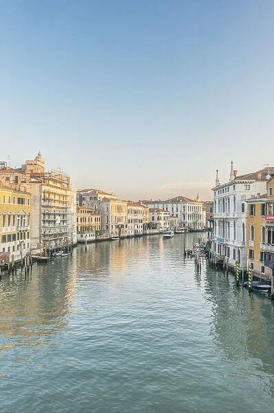 Italy, Venice. Grand Canal from Academia Bridge