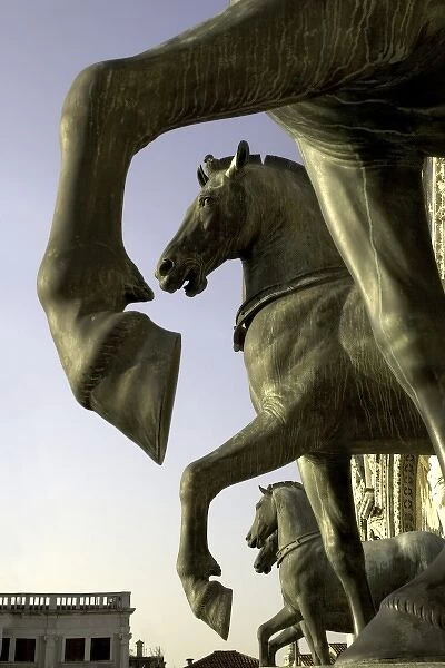 Italy, Venice. The Horses of San Marco. Credit as