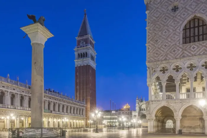 Framed Print : Italy, Venice. San Marco Piazza at dawn Framed Print : Italy, Venice. San Marco Piazza at dawn