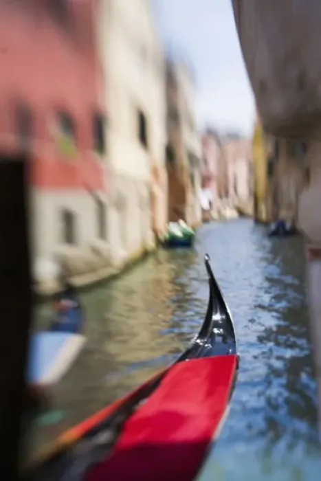 Framed Print : Italy, Venice, Selective Focus of Gondola in the Canals of Venice Framed Print : Italy, Venice, Selective Focus of Gondola in the Canals of Venice