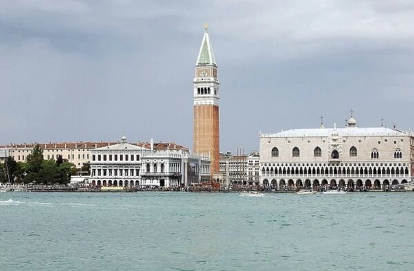 Italy, Venice. St. Marks Square on the Grand Canal