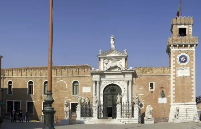 Framed Print : Italy, Venice. Front view of the Arsenale Framed Print : Italy, Venice. Front view of the Arsenale