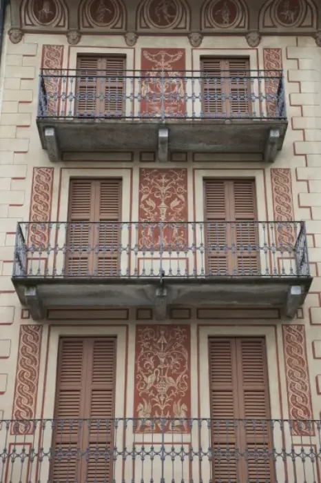 Framed Print : Italy, Verbano-Cusio-Ossola Province, Cannobio. Building detail Framed Print : Italy, Verbano-Cusio-Ossola Province, Cannobio. Building detail