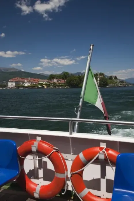 Framed Print : Italy, Verbano-Cusio-Ossola Province, Stresa. Isola Bella from lake ferry Framed Print : Italy, Verbano-Cusio-Ossola Province, Stresa. Isola Bella from lake ferry