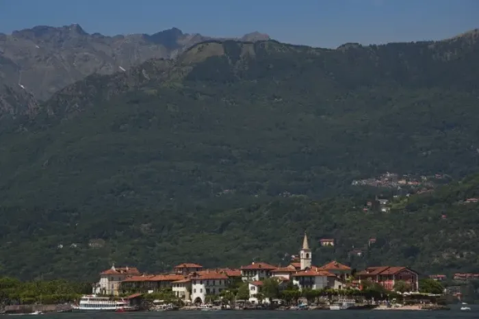 Framed Print : Italy, Verbano-Cusio-Ossola Province, Stresa. Isola Superiore O Dei Pescatori