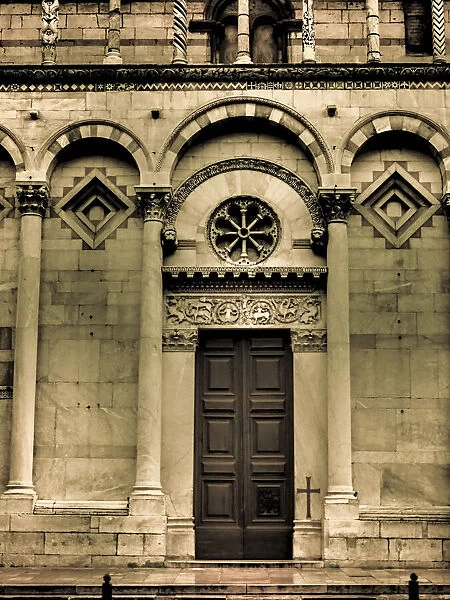 Italy, Vernazza. Infrared image of the interior of Santa Margherita di Antiochia Church