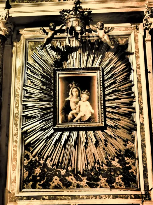 Framed Print : Italy, Vernazza. Infrared image of the interior of Santa Margherita di Antiochia Church Framed Print : Italy, Vernazza. Infrared image of the interior of Santa Margherita di Antiochia Church