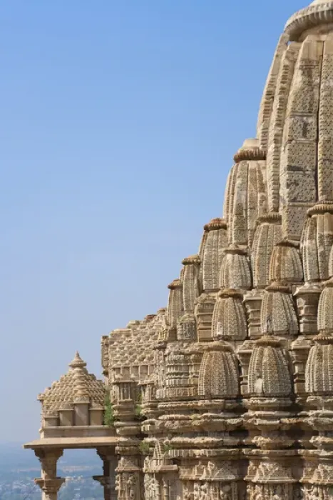 Framed Print : Jain temple in Chittorgarh Fort, Rajasthan, India