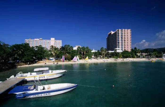 Framed Print : Jamaica, Ocho Rios, Jamaica Grande Hotel