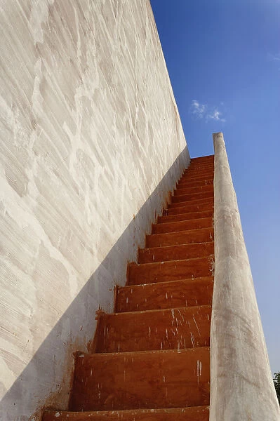 The Jantar Mantar, a collection of architectural astronomical instruments, built by Maharaja