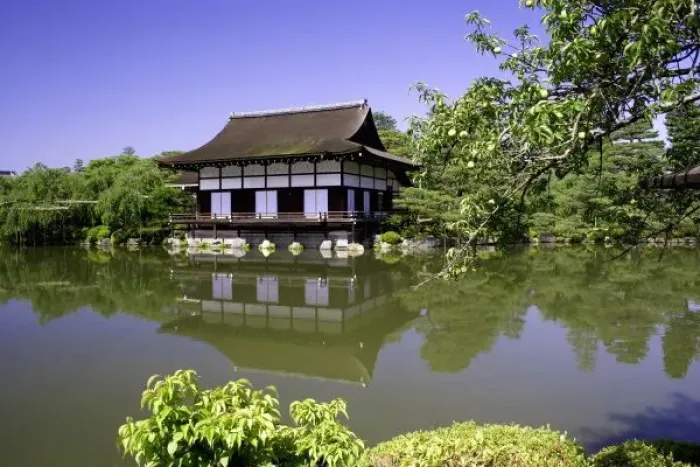 Framed Print : Japan, Kyoto, Japanese Garden of Heian Shrine Framed Print : Japan, Kyoto, Japanese Garden of Heian Shrine