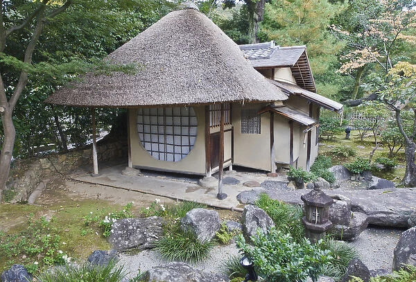 Japan, Kyoto, Kodai-ji Temple, Tea House in Japanese Garden