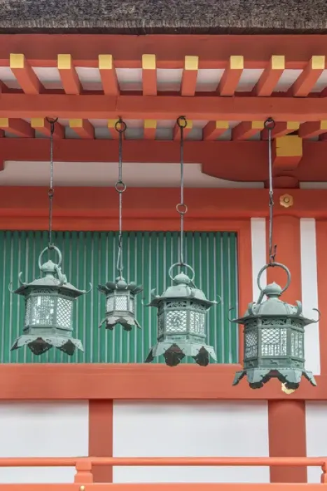 Framed Print : Japan, Nara, Kasuga Shrine Lanterns