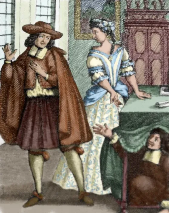 Framed Print : Jean Baptiste Poquelin, called Moliere (1622-1673)