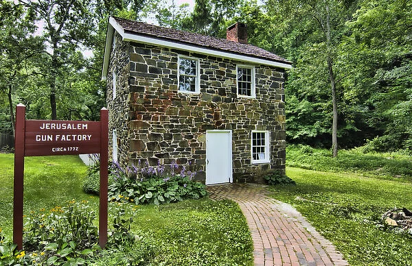 Jerusalem Mill Village Maryland old colonial town gun factory stone 1772 historical