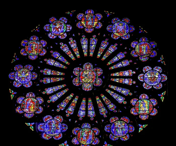 Framed Print : Jesus rose window stained glass, Washington National Cathedral, Washington DC. Construction started 1907. (Editorial Use Only) Framed Print : Jesus rose window stained glass, Washington National Cathedral, Washington DC. Construction started 1907. (Editorial Use Only)