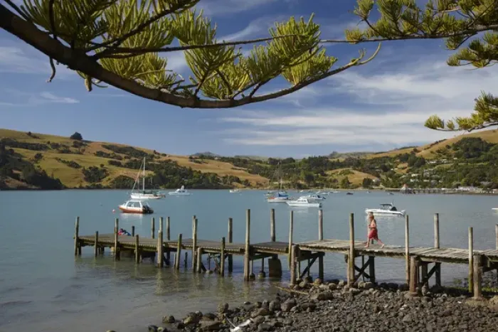 Framed Print : Jetty, Akaroa, Banks Peninsula, Canterbury, South Island, New Zealand Framed Print : Jetty, Akaroa, Banks Peninsula, Canterbury, South Island, New Zealand