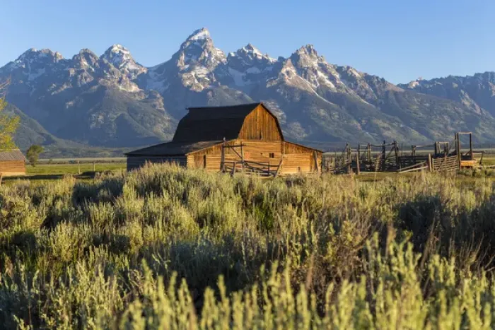 Framed Print : John Moulton historic barn, Mormon Row, Grand Teton National Park, Wyoming, USA Framed Print : John Moulton historic barn, Mormon Row, Grand Teton National Park, Wyoming, USA
