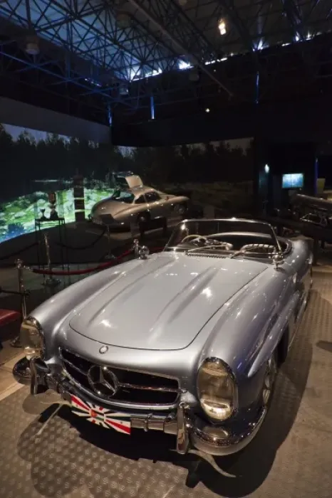 Framed Print : Jordan, Amman, Royal Automoblie Museum, Mercedes sportscar of King Hussein