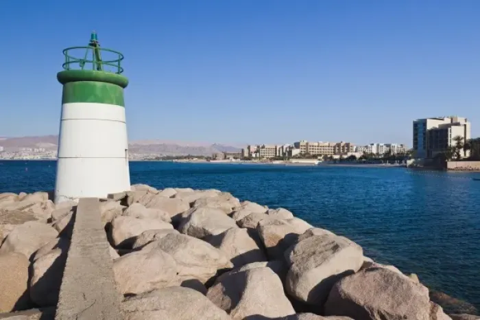 Framed Print : Jordan, Aqaba, yacht marina lighthouse Framed Print : Jordan, Aqaba, yacht marina lighthouse