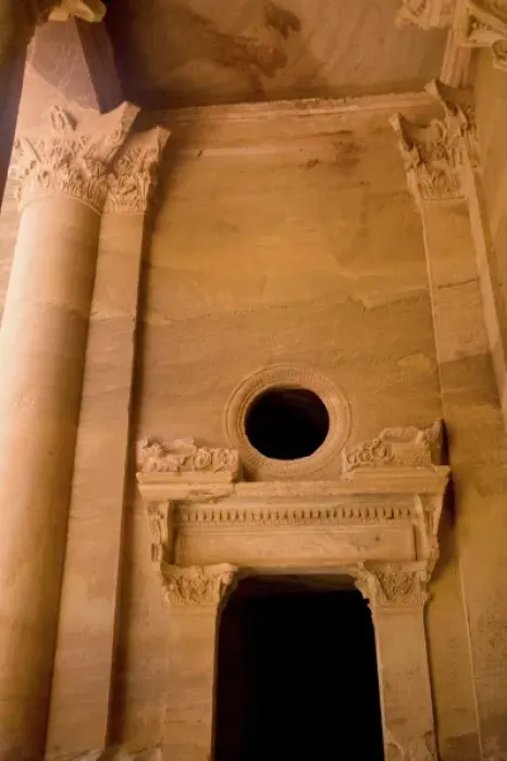 Framed Print : Jordan, Petra. Exquisite architectual sculpturing of the sandstone Treasury of Petra Framed Print : Jordan, Petra. Exquisite architectual sculpturing of the sandstone Treasury of Petra