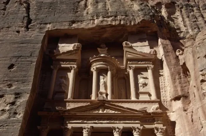 Framed Print : Jordan, Petra, the Treasury building (Al Khazneh)